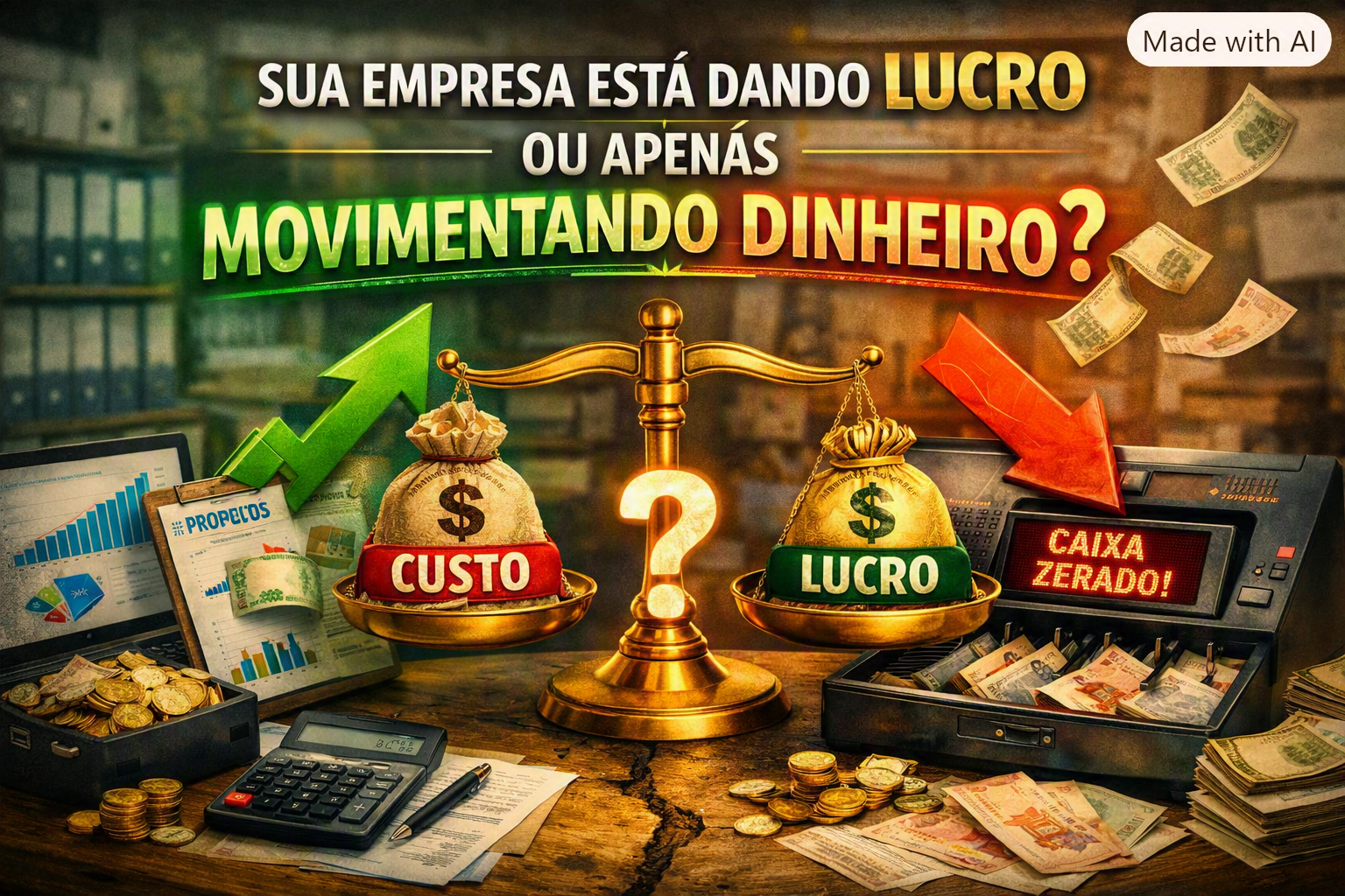 Análise de Lucro e Gestão Financeira